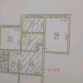Мир 2/4 в 4 комнатной КВ 2комн