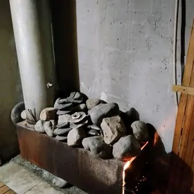 печка с титаном