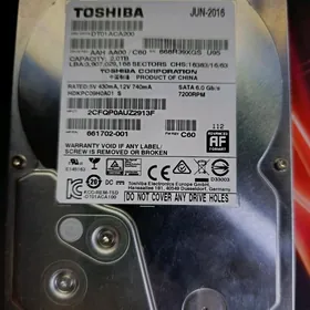HDD жесткий диск 2 tb б\у