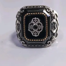 Перстень мужской серебряный