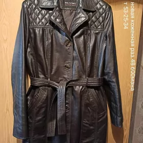 жен.куртка кожаная новая