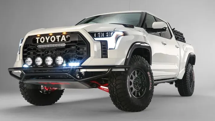 Toyota täze Tundra TRD Hammer pikapyny taýýarlaýar: ol Ford F-150 Raptor-yň bäsdeşi