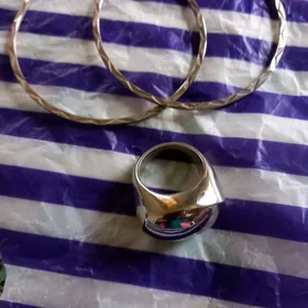 серьги,кольцо