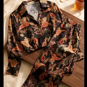 шелковый комплект