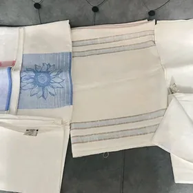 Скатерти салфетки лён