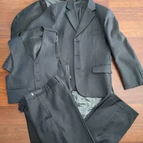 костюм серый