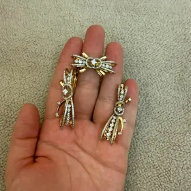 brilyan gyzyl komplekt