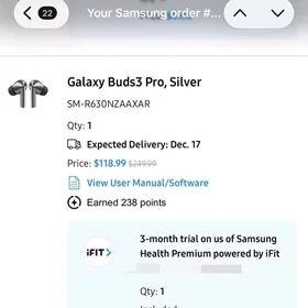 Galaxy Buds 3 Pro Silver