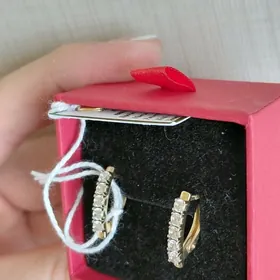 Золотые серьги