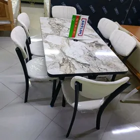 Stol stul 6 adamlyk.Стол стул