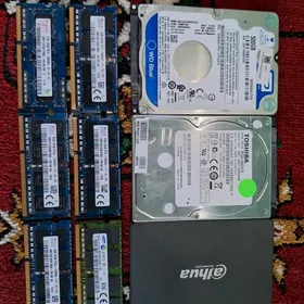 Noutbuk ucin zoski ram ssd m2