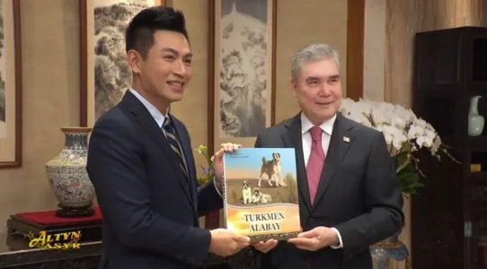 Türkmenistanyň Halk Maslahatynyň Başlygy «CGTN» teleýaýlymyna interwýu berdi