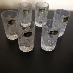 Хрустальные рюмки. Набор новый. Югославия