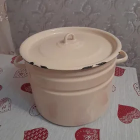 Эмалированная кастрюля СССР15л