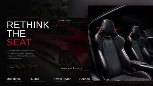 Tesla запатентовала революционное спортивное кресло для Roadster: что в нем особого?