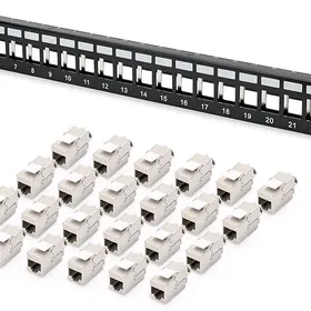 патч панель железные кейстон