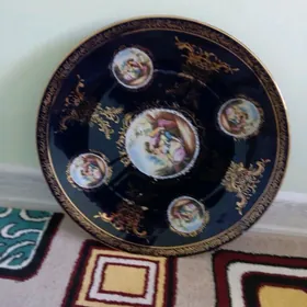 форфоровая большая тарелка