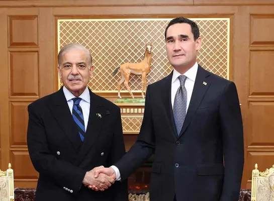 Muhammad Şahbaz Şarif Türkmenistanyň Prezidentini sapar bilen Pakistana çagyrdy