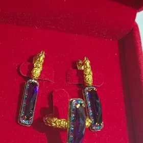 комплект .фиолетовый камен