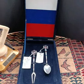 Ложки Серебро/Kümyş lojki.