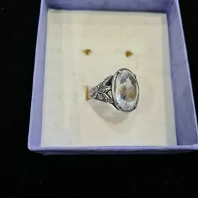 кольцо серебро