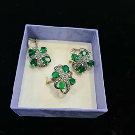 кольцо +серьги