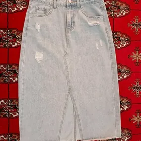 джинсы юпка