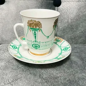 Чашка с блюдцем ЛФЗ