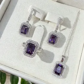 925 kümüş bagett model