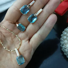 Komplekt gulakhalka yuzuk klon