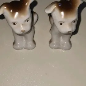 фарфоровая статуэтка, Щенок,