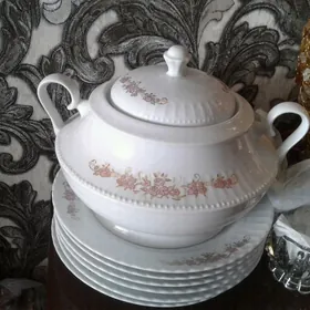 тарелки супница чашки для кофе