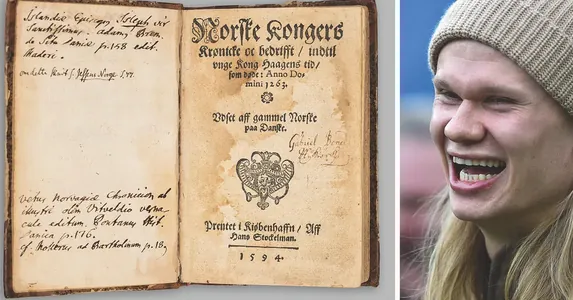 Holand Norwegiýanyň iň gymmat kitabyny satyn alyp, ony dogduk mekanyna sowgat berdi