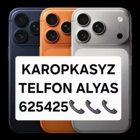 KAROPKASYZ ALYAS TELFON OBMEN