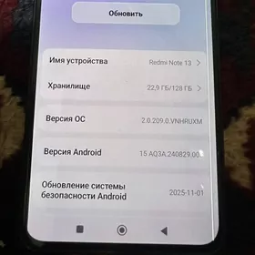 Redmi not13 6/128