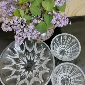 хрустальные конфетницы