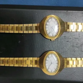 Часы позолота