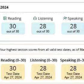  TOEFL Taýýarlyk Sapaklary