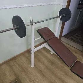 ЖИМ ШТАНГА ЛЕЖАК ТРЕНАЖЁР