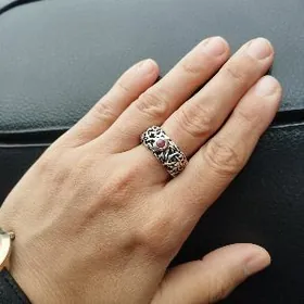 Юзик Кольцо  Серебро Кумуш