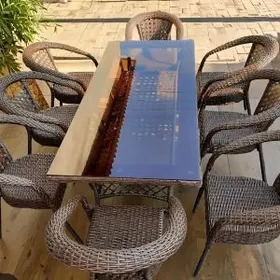 8 adamlyk Stol Stul Стол Стул