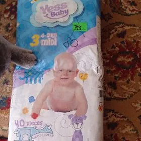 pampers  3 lik 40 sansy bar