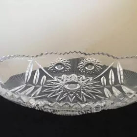 Новая ваза из хрусталя для фруктов