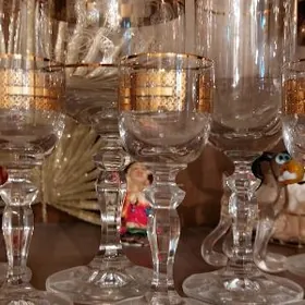 Чешские фужеры