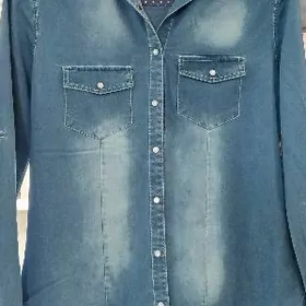 рубашка джинсовая