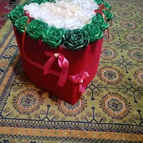 elle ýasama gül iskustweni