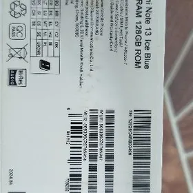 Redmi not 13 ra 8 pamt 128