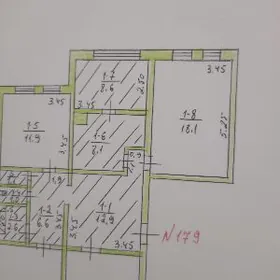 МИР 2/4 в 4комнотной КВ 2комна