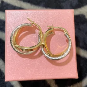 серьги золотые