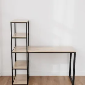 стол стеллажом